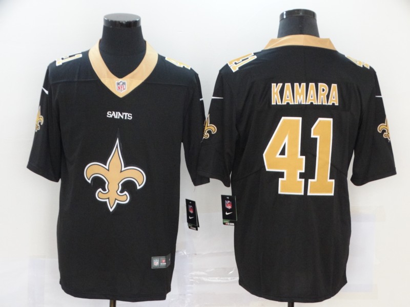 2020 Nike NFL Men New Orleans Saints #41 Kamara black Limited jerseys